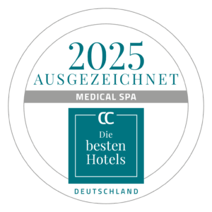 2025 ausgezeichnet als eines der besten Hotels Deutschlands im Bereich Medical SPA